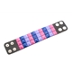Bisexual Stud Bracelet 3 rows